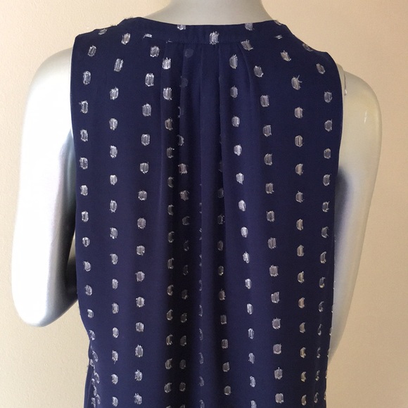 CROWN & IVY | Metallic Clip-Dot Dress - Picture 6 of 12